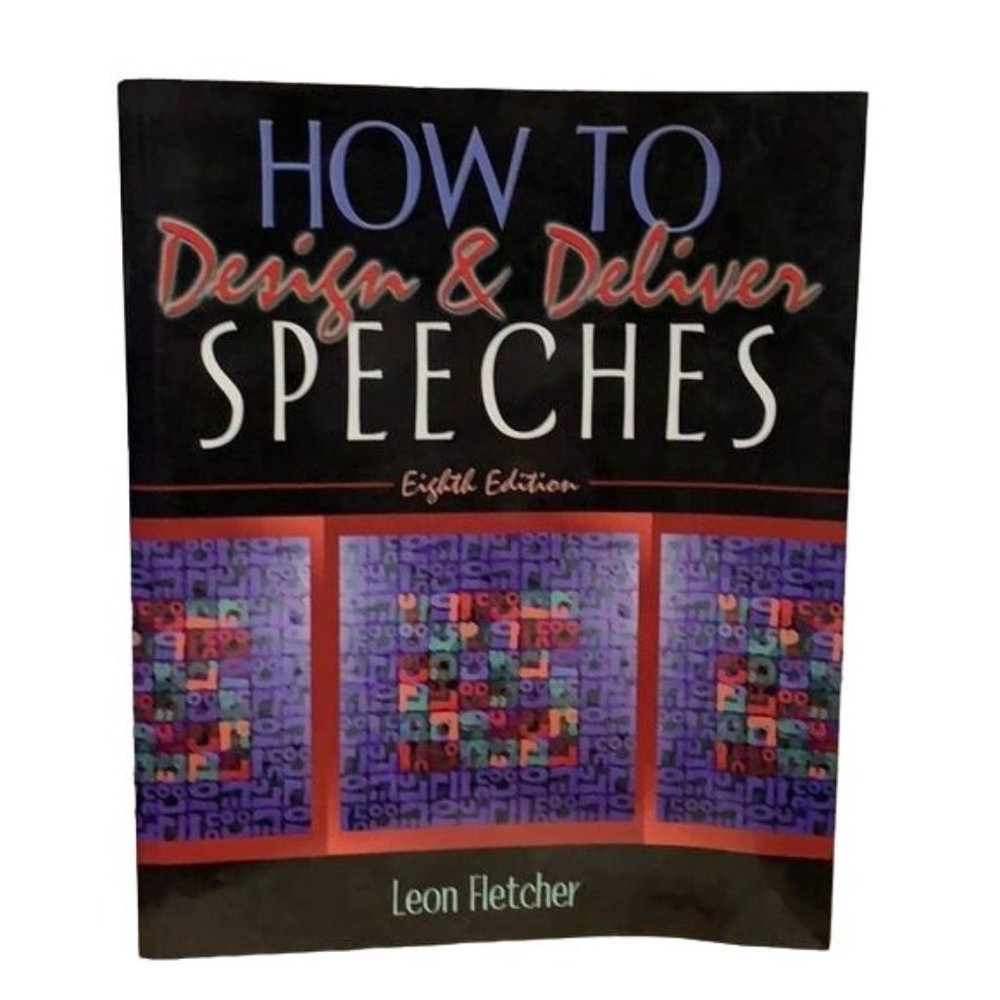 How To Design & Deliver Speeches 8th Edition Used Book paperback